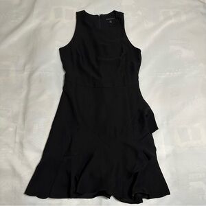 Banana Republic little Black Dress size 4 asymmetrical skirt NWT